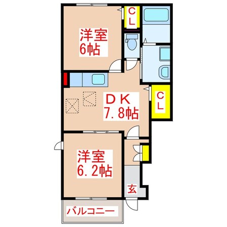 ガーデンポラリス　Ⅰの物件間取画像